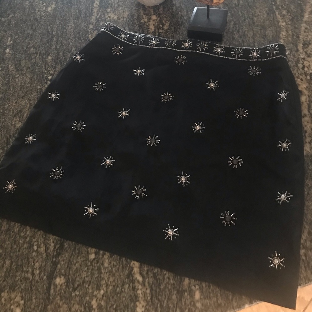 5/$25- embellished mini skirt sz 2